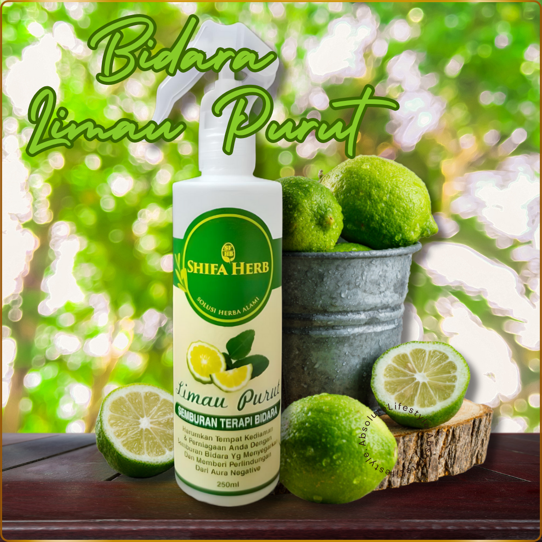 Bidara Limau purut therapy spray for uplifting mood and purifying air