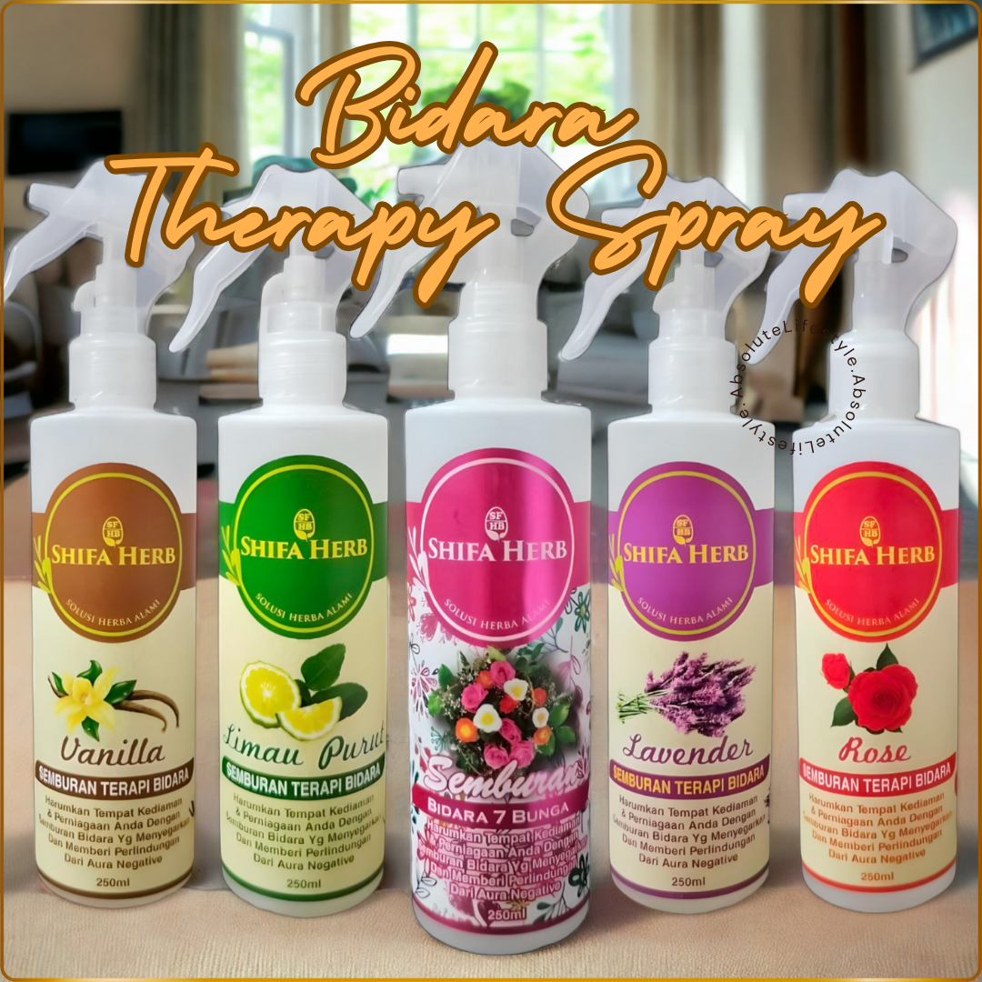 Bidara aromatherapy spray collection – five natural variants for relaxation and freshness