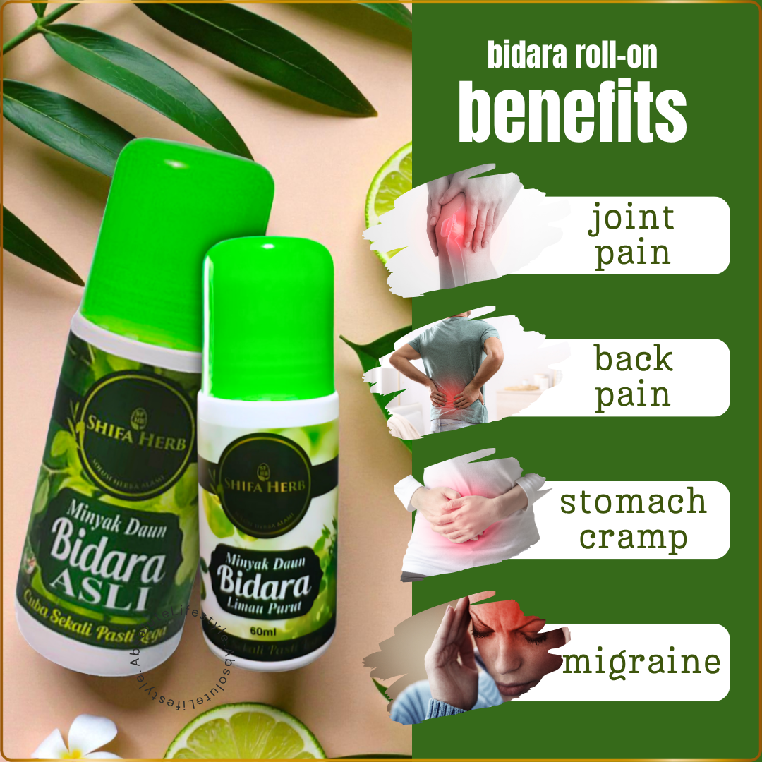 🇸🇬 [SG Seller] Shifa Herb Roll On BIDARA Leaf Massage Oil