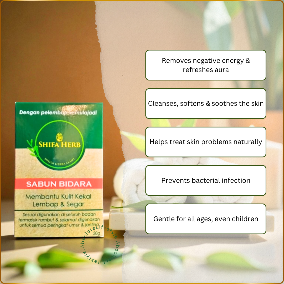 🇸🇬 [SG Seller] Shifa Herb Habbatus Sauda Soap Relief for Itching & Wounds