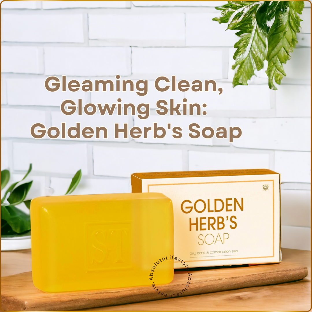 Golden Herb’s Soap bar for oily and acne-prone skin with herbal deep cleansing formula