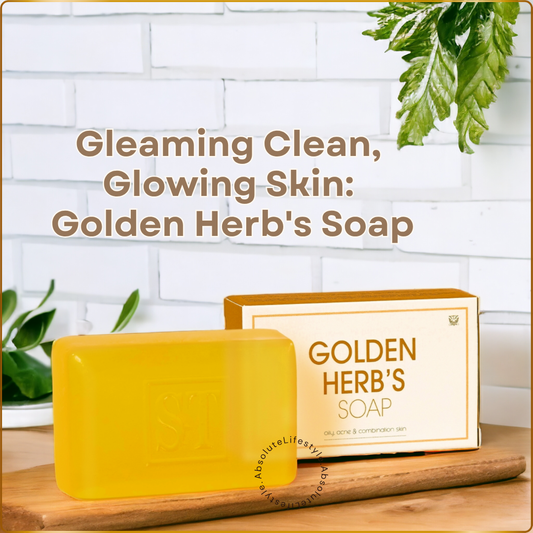 Golden Herb’s Soap bar for oily and acne-prone skin with herbal deep cleansing formula