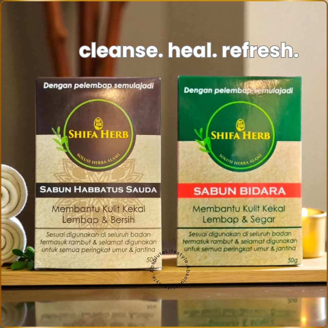 🇸🇬 [SG Seller] Shifa Herb Habbatus Sauda Soap Relief for Itching & Wounds