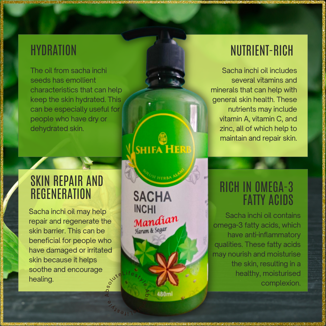 🇸🇬 [SG Seller] Nourish Your Skin Naturally with Sacha Inchi Shower Gel