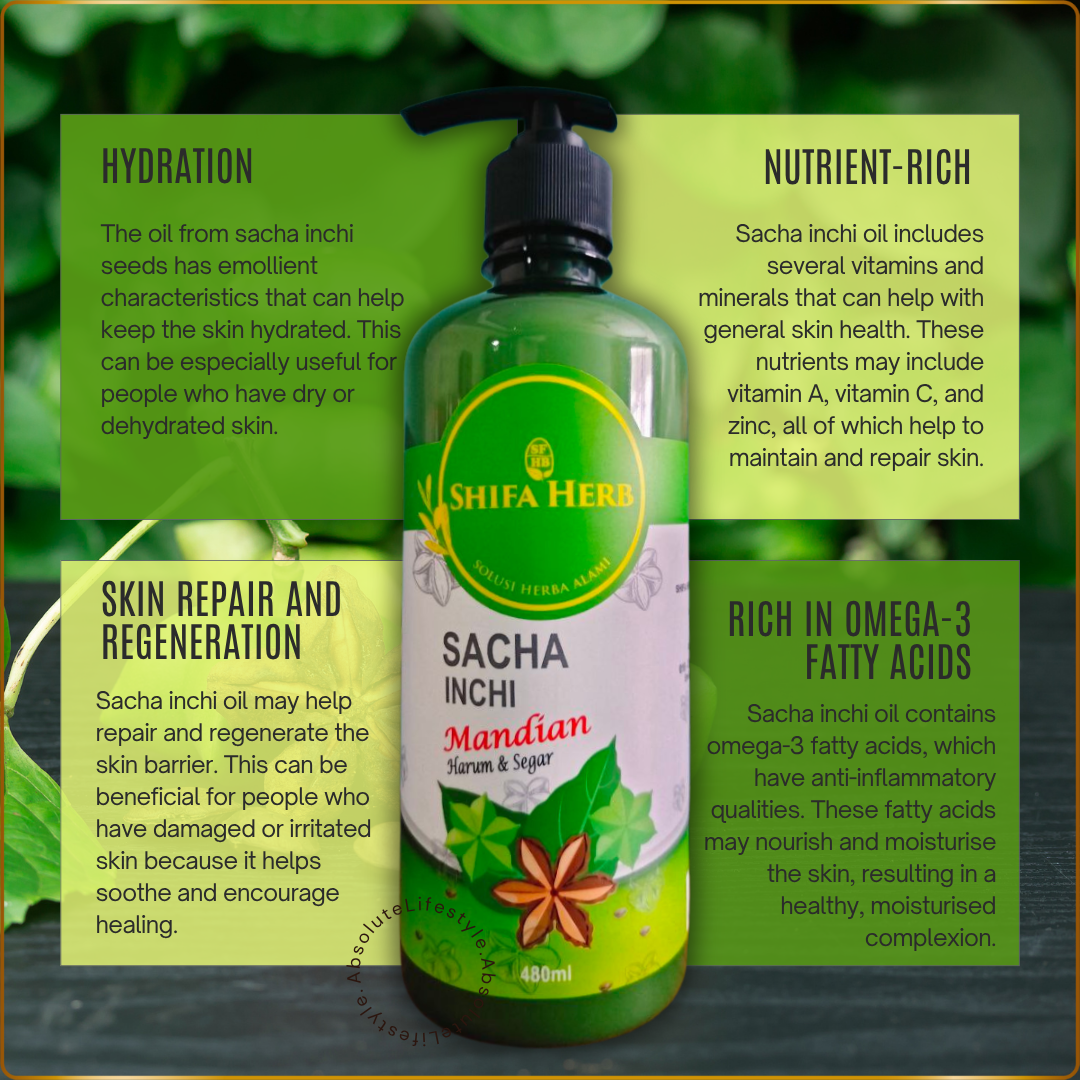 🇸🇬 [SG Seller] Nourish Your Skin Naturally with Sacha Inchi Shower Gel