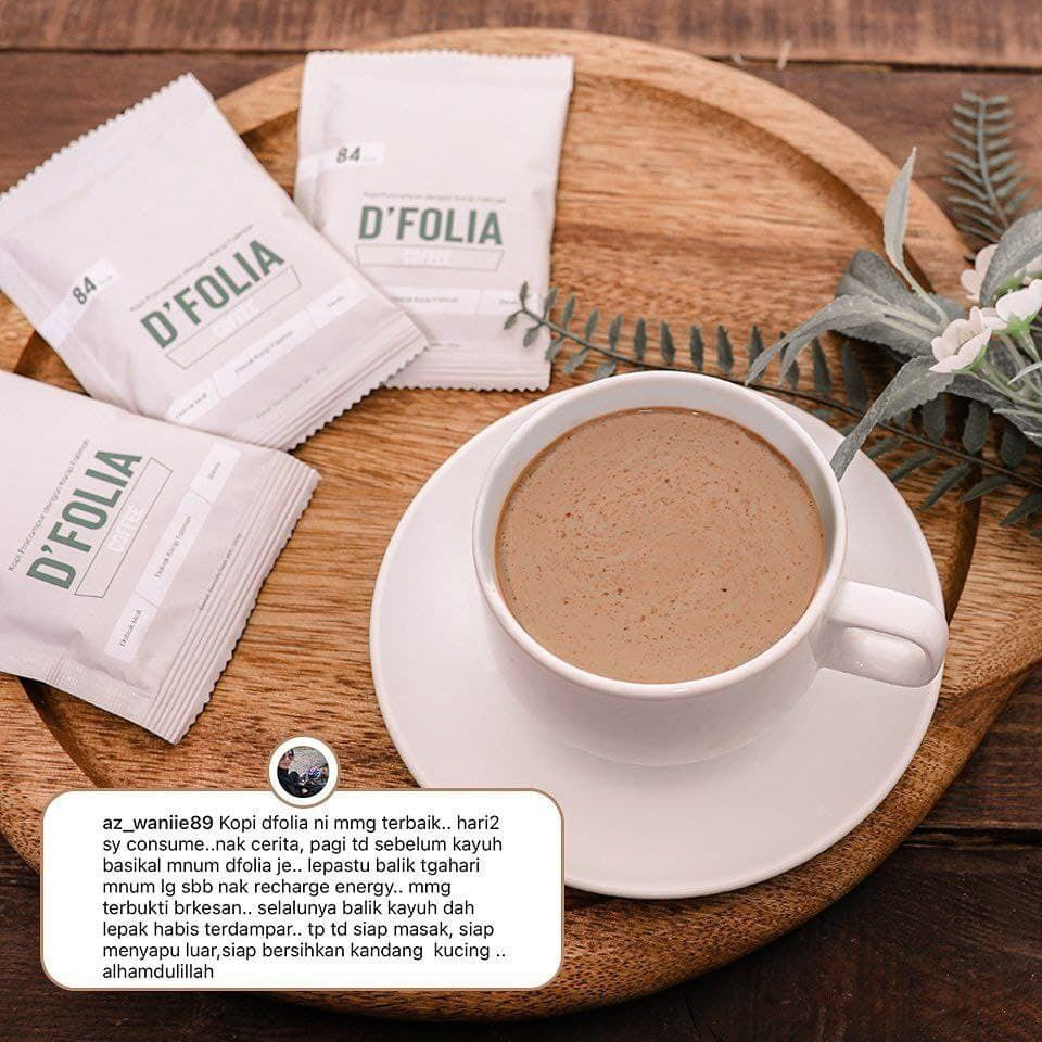 D'Folia Coffee natural ingredients supporting women's vitality, energy and reproductive wellness